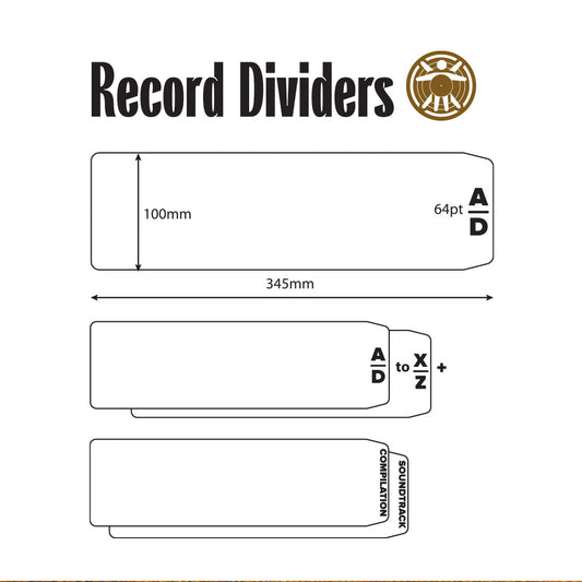 9pc Record Dividers — Built for the Collection You're Proud of
