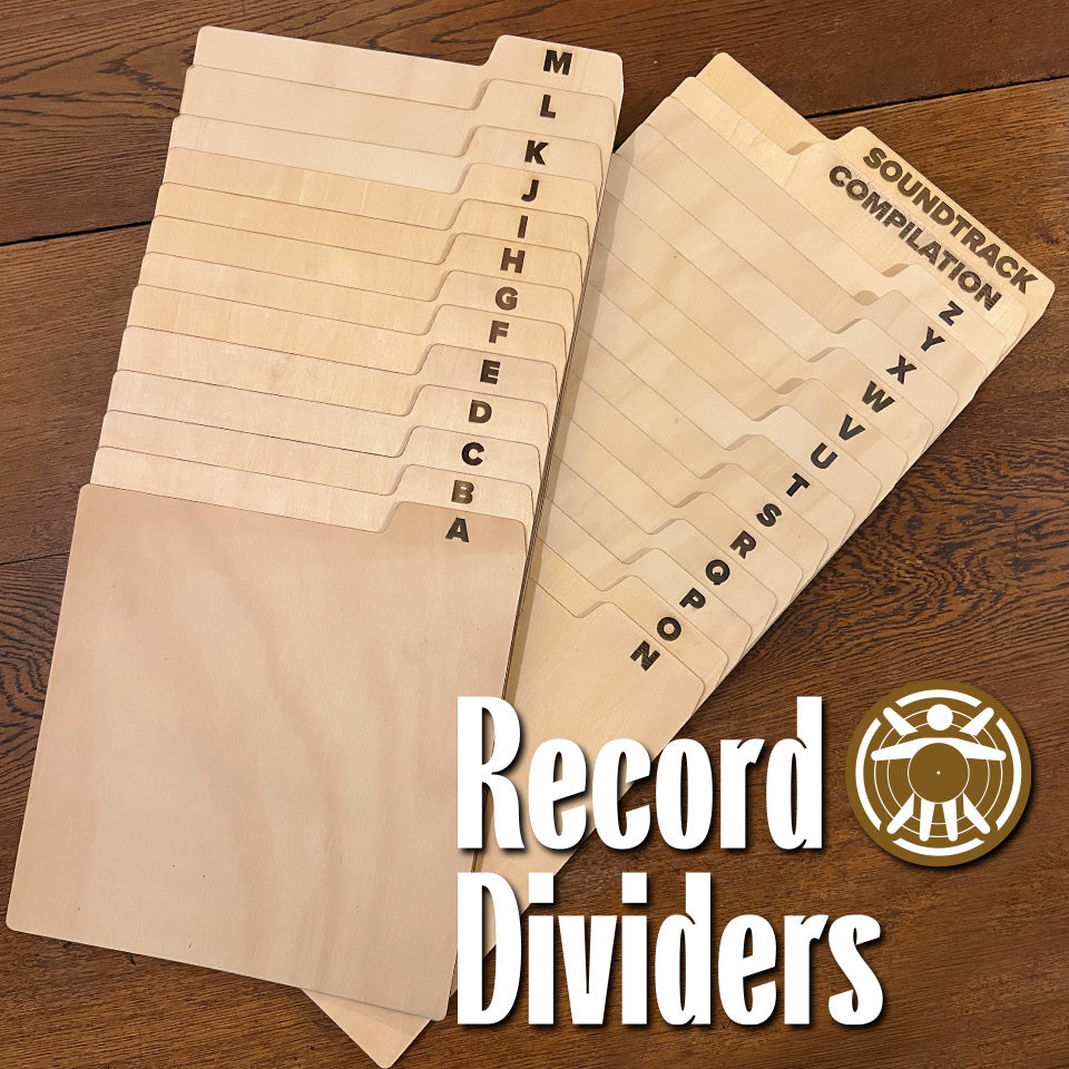 28pc Large Vinyl Record Dividers