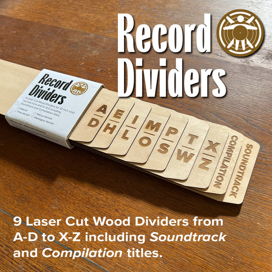 9pc Record Dividers — Built for the Collection You're Proud of