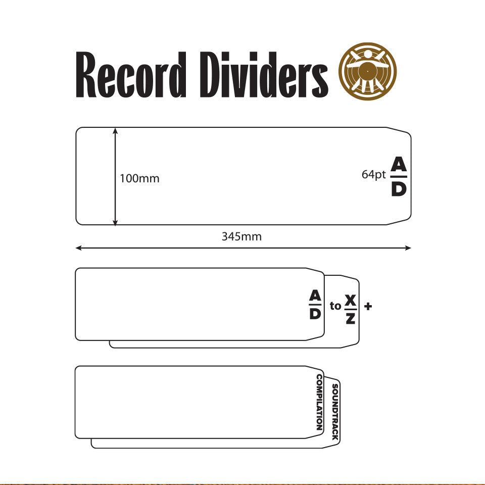 9pc Record Dividers — Built for the Collection You're Proud of