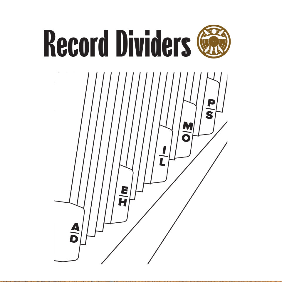 9pc Record Dividers — Built for the Collection You're Proud of