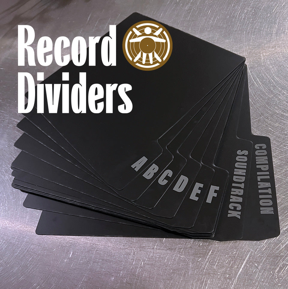 28pc Record Dividers 0.6mm High Impact Poly