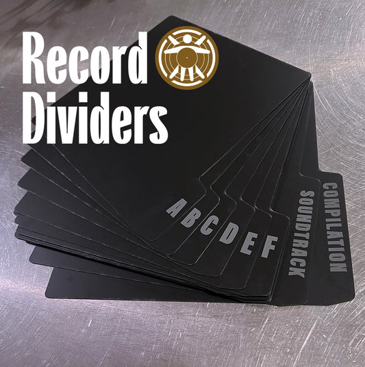 28pc Record Dividers 0.6mm High Impact Poly